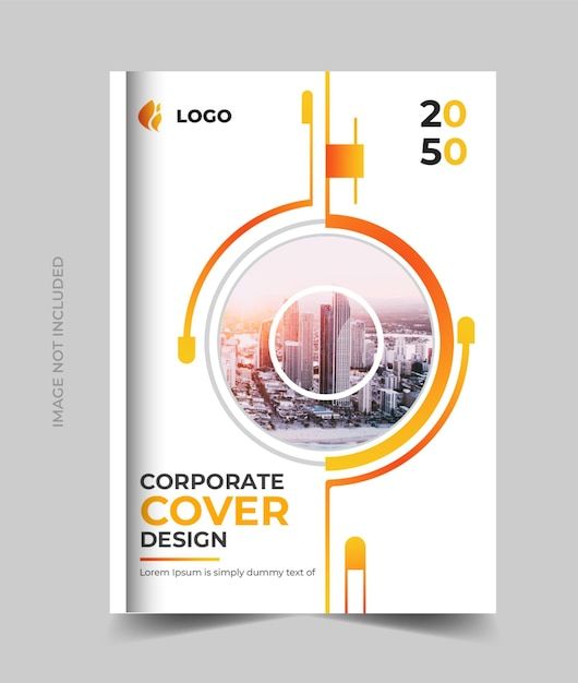 a brochure cover design for corporate company