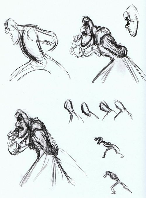 some sketches of people doing different things in the air with their arms and legs spread out