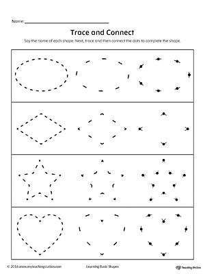 trace and connect worksheet