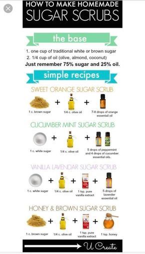 Homemade Sugar Scrubs, Body Scrub Recipes, Body Scrub Homemade Recipes, Scrub Recipe Diy, Diy Sugar Scrub, Diy Body Scrub Recipes, Diy Sugar Scrub Recipe, Scrub Diy, Diy Body Butter