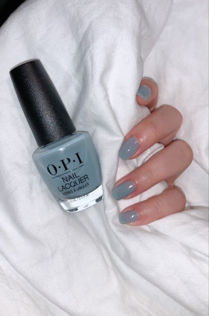 Sheer Blue Nail Polish, Blue Sheer Nails, Dusk Blue Nails, Creamy Blue Nails, Watery Blue Nails, Stormy Blue Nails, Blue Translucent Nails, Opi Jelly Nail Polish, Stone Blue Nails