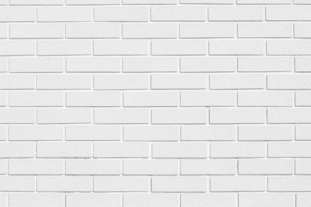 a white brick wall is shown with no bricks