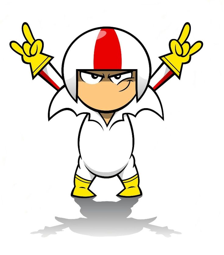 an image of a cartoon character with yellow gloves