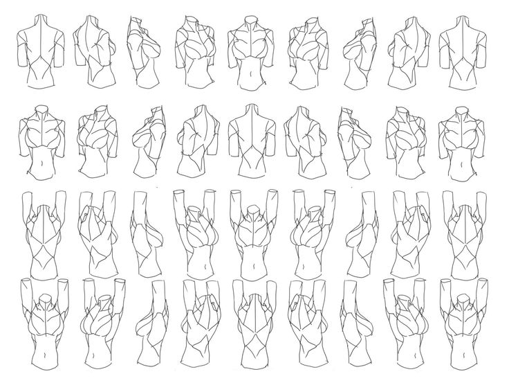 an image of hand gestures drawn in black and white