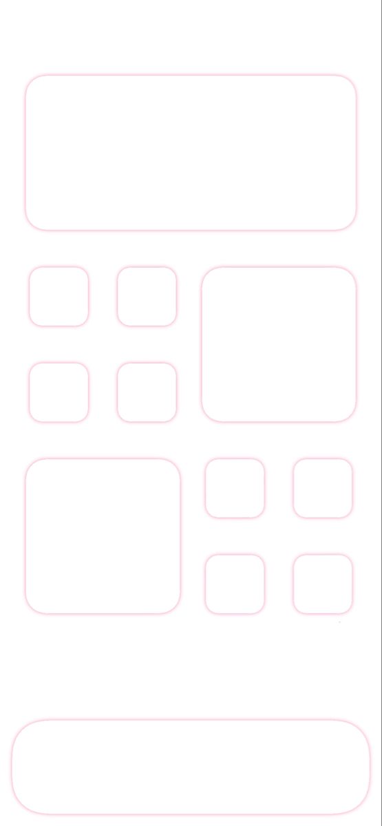 an image of a white background with squares and rectangles in pink on it