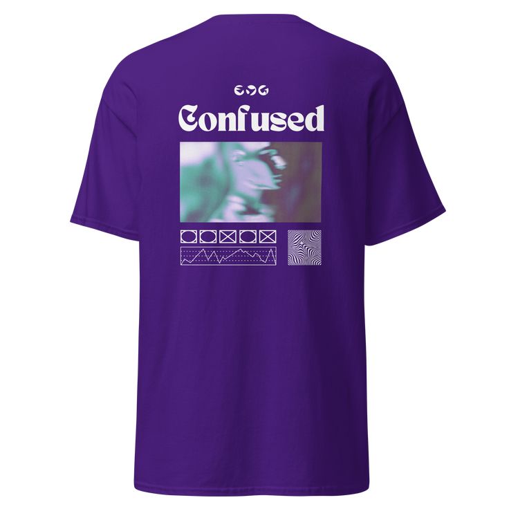 Confused Shirt Graphic T Shirts Street Style, Shirt Design Y2k, Style White T Shirt, Shirts Street Style, T Shirt Over Dress Outfits, T Shirt Print Design Graphics, Oversized T Shirt Outfit, T Shirt Over Dress, White T Shirt Outfit