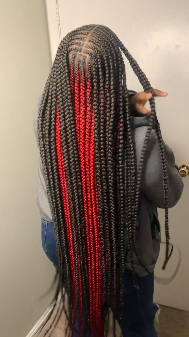 Color block 3 layer tribal braids in 2022 | Black girl braided hairstyles, Girls hairstyles braids, Cute braided hairstyles Girl Braided Hairstyles, Weave Hairstyles Braided, Cute Box Braids, Big Box Braids Hairstyles, Feed In Braids Hairstyles, Box Braids Hairstyles For Black Women, Cute Braided Hairstyles, Braided Cornrow Hairstyles, Cute Box Braids Hairstyles