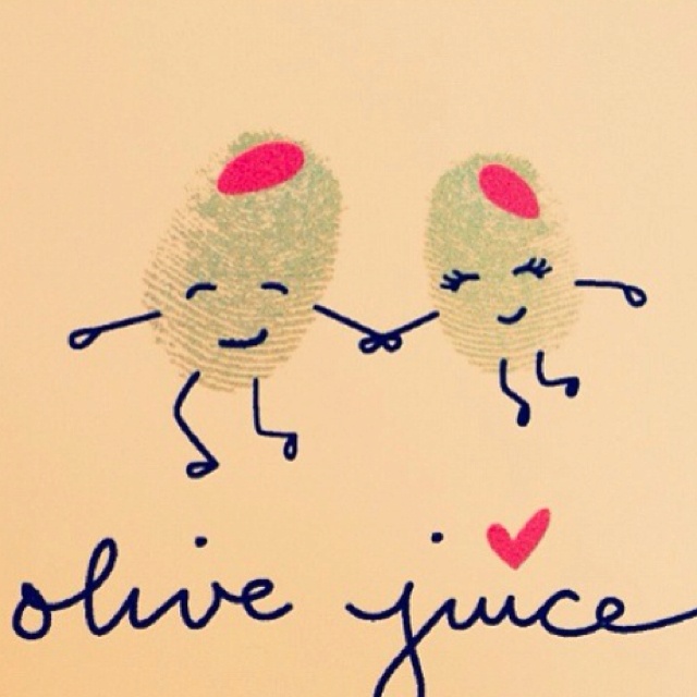 an image of two cute cartoon characters holding hands with the words live juice written on them