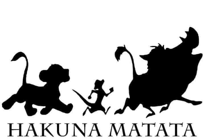 the logo for hakuna matata, which is featured in disney's animated movie