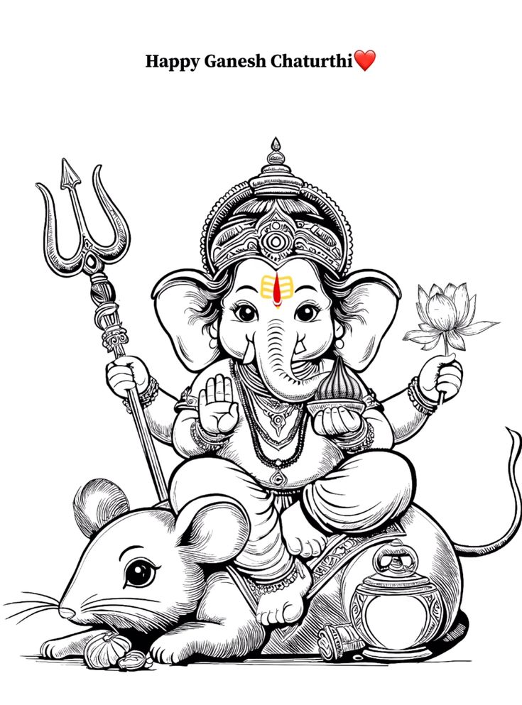 Ganesh And Lakshmi Drawing, Drawing Of God Ganesh, Ganesha Line Art, Ganesha Clipart, Ganesh Illustration, Door Sketch, Ganesha Artwork, Clay Ganesha, Ganesh Murti