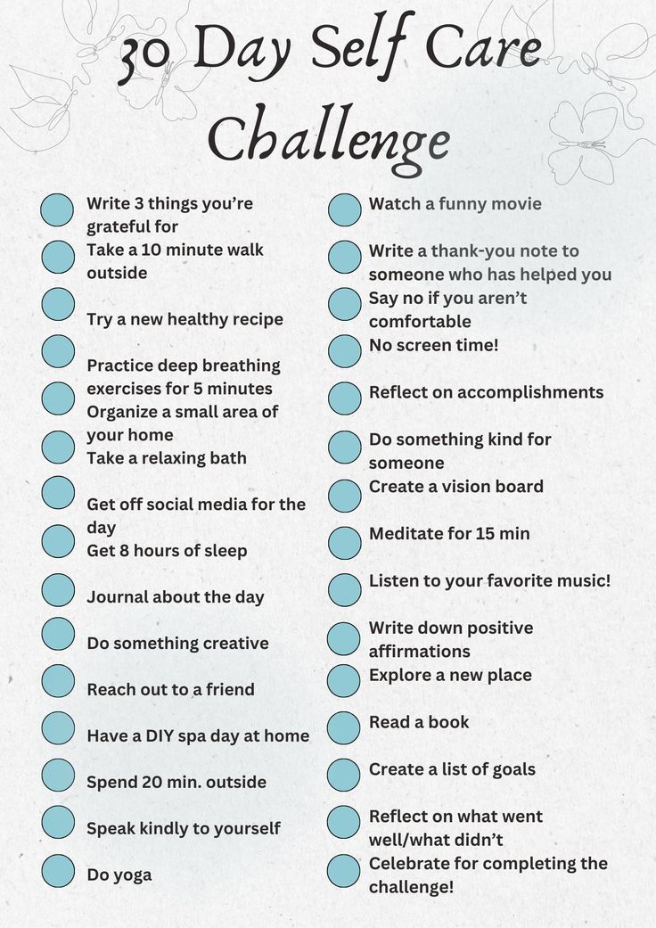 Embrace a month of self-care with our 30-day challenge! Elevate your well-being one at a time. This challenge has 30 unique prompts with a check box to keep track of your progress! Self Care Challenge, Self Care Bullet Journal, Check Box, Creating A Vision Board, Journal Writing Prompts, 30 Day Challenge, Mental And Emotional Health, Self Care Activities, Journal Writing