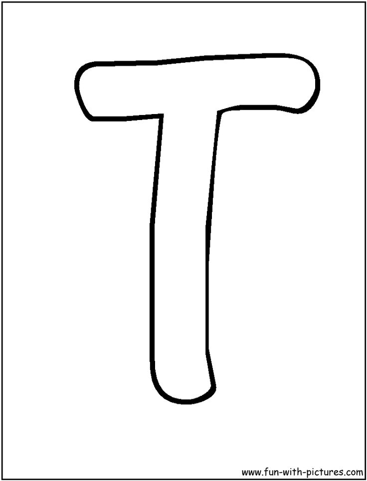 the letter t is made up of black and white letters, with one line at the bottom