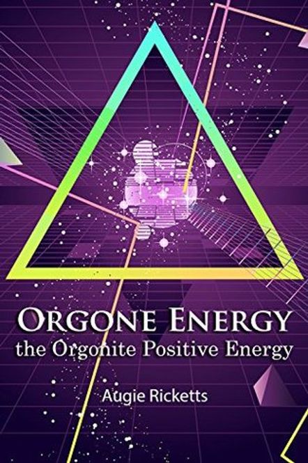 the book cover for organ energy, with an image of a triangle in purple and green