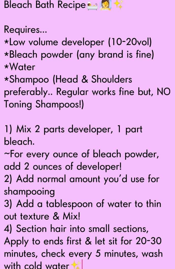 Bleach Wash Hair, Bleach Bath Hair, Cosmetology Tips, Toning Bleached Hair, Diy Hair Toner, Brad Mondo, Bleach Bath, Blonde Hair Tips, Hair Lightening