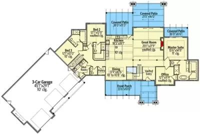 the floor plan for this house is very large and has lots of space to move around