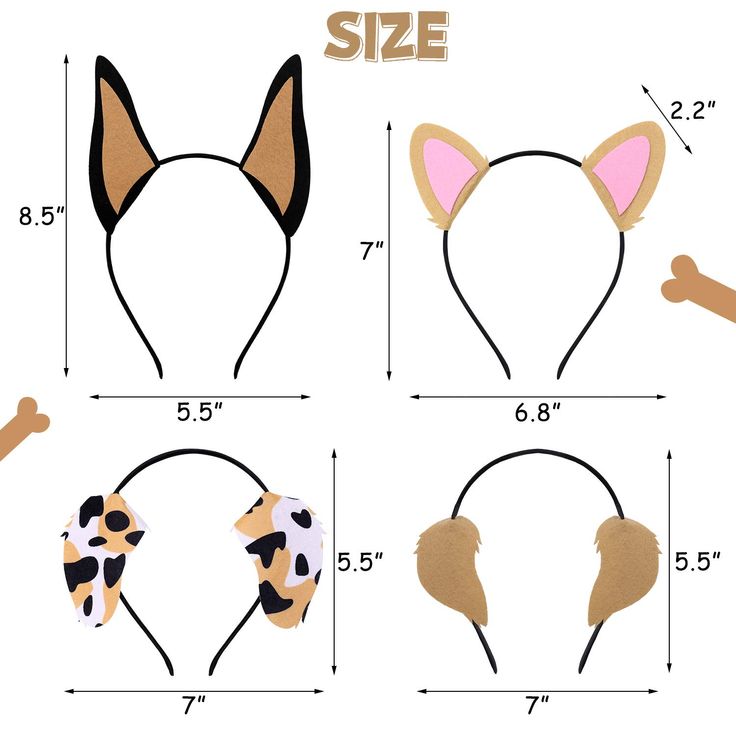 how to make a cat ears headband for your dog's ears and tail