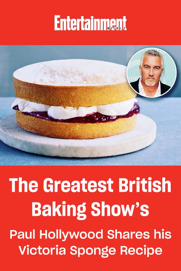 the greatest british baking show's paul hollywood shares his victoria sponge recipe