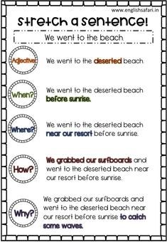 the beach worksheet with words and pictures to help students learn how to read