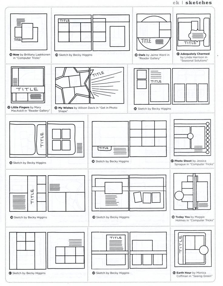 some diagrams for different types of furniture