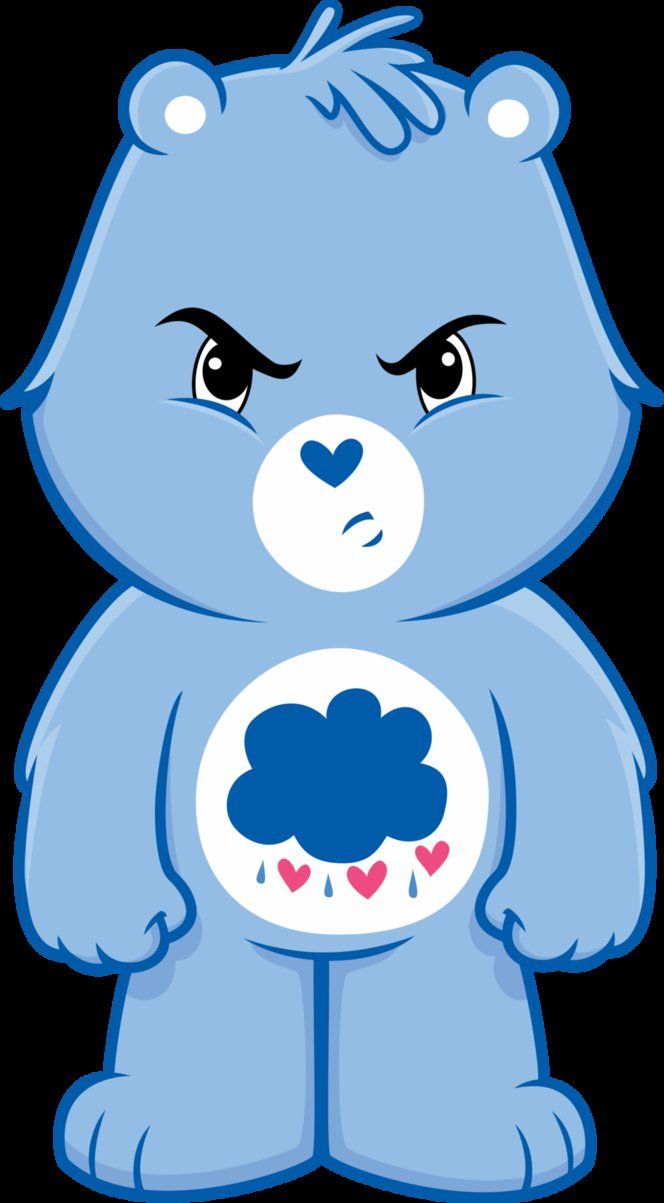 Grumpy Bear Vector by Catnipfairy Care Bear Icon, Orange Care Bear, Grumpy Care Bear, Care Bear Tattoos, Bear Icon, Care Bear Party, Bear Decal, Grumpy Bear, Care Bears Cousins