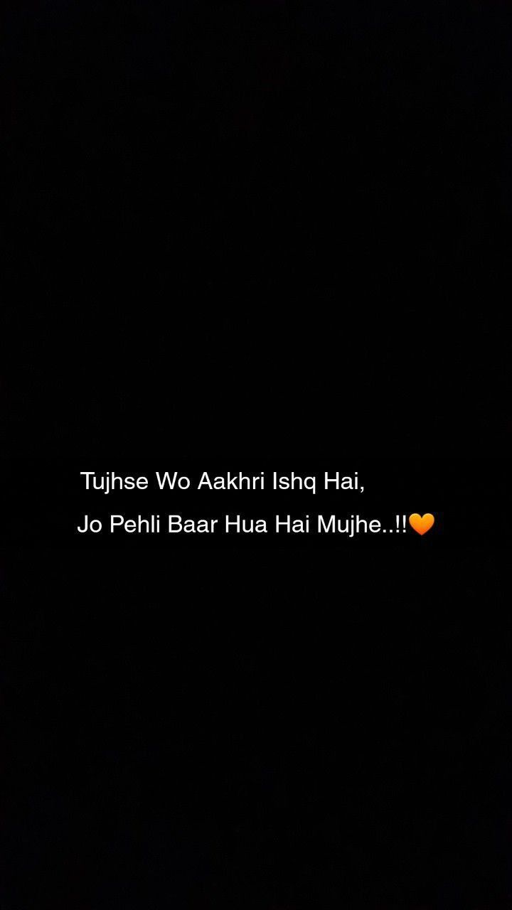 a black background with an orange heart in the middle and words below it that read, tulphese wo aashii ish hai hai