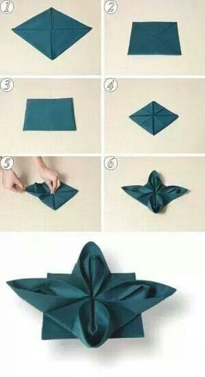 instructions to make an origami flower