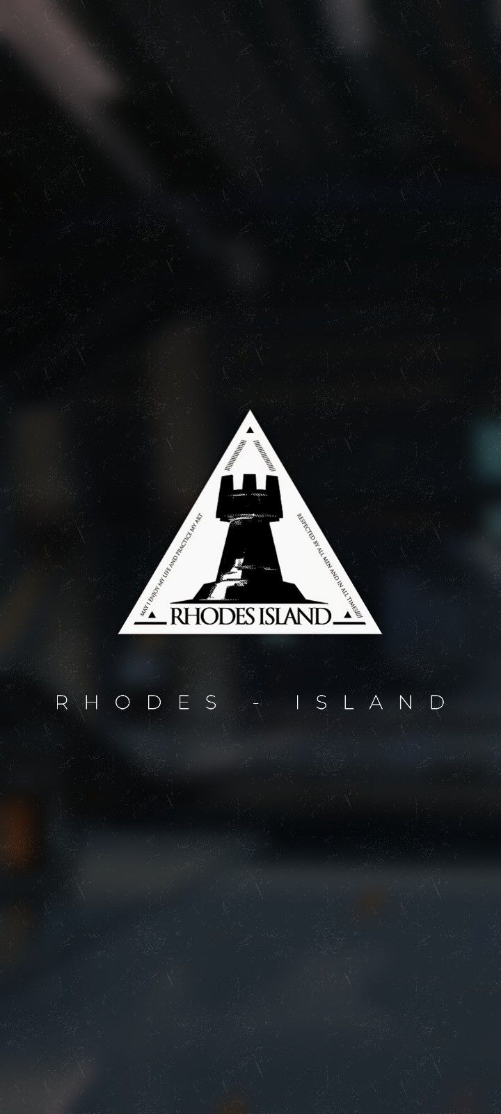 a sticker on the side of a car that says rhode island with a tower