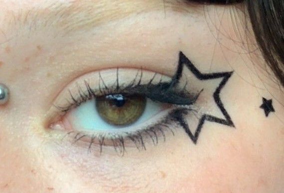 Graphic Makeup, Swag Makeup, Star Makeup, Smink Inspiration, Makijaż Smokey Eye, Dope Makeup, Edgy Makeup, Make Up Looks, Eye Makeup Art