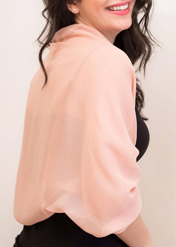 Blush Shawlee Shrug, Coverup, Shawl ,Silk, soft, Elegant, Bridal, bridesmaid, evening wear, instantl Elegant Wrap For Spring, Chic Spring Wrap Shawl, Elegant Formal Shawl For Spring, Spring Wedding Silk Shawl, Elegant Spring Formal Shawl, Elegant Fitted Pink Shrug, Elegant Formal Spring Shawl, Elegant Summer Shawl Wrap, Chic Spring Shawl Wrap