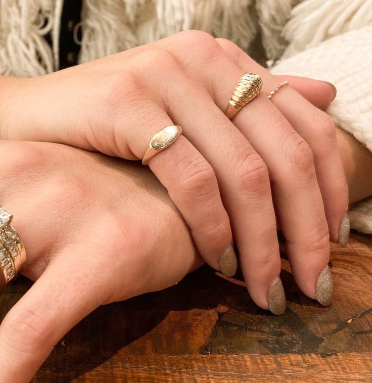 14k Solid Gold Ribbed Dome Ring We're loving the vintage charm, and the lined texture of our new Ribbed Dome Ring. This piece is ideal for good times but simple enough to wear every day. Handmade in California. Worn everywhere. Material: Solid 14k Gold Gold Dome Ring, Gold Ring Wedding, Toluca Lake, Solid Gold Ring, Dome Ring, Custom Ring, Domed Ring, Ring Wedding, Ring Gold