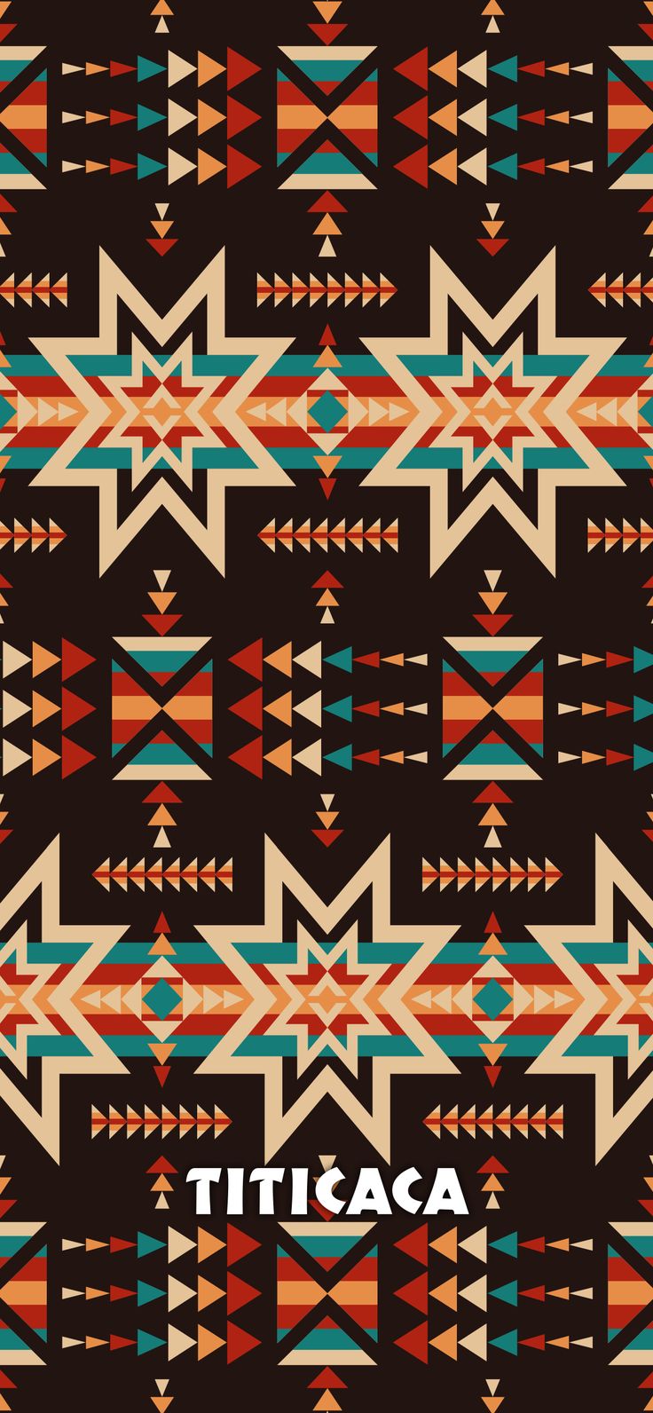 an abstract pattern with the word titicaca on it