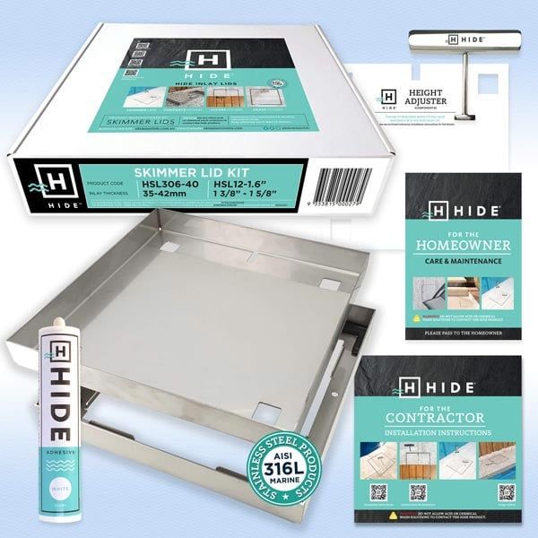 the package includes an aluminum tray, glue and advertise sticker for each product