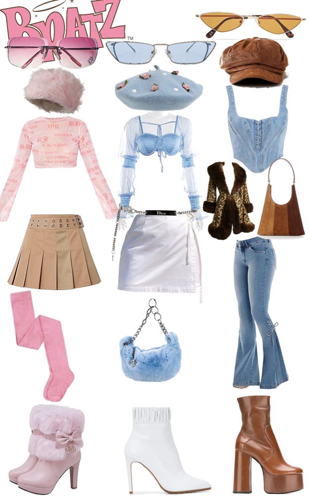 Bratz Outfit Ideas, Bratz Outfit, 2000s Outfit, Bratz Inspired Outfits, 2000s Outfits, 2000s Fashion Outfits, Y2k Outfits, Outfit Maker, Outfit Shoplook