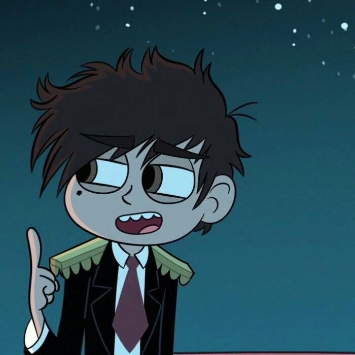 an animated image of a boy in a suit and tie giving the finger up sign