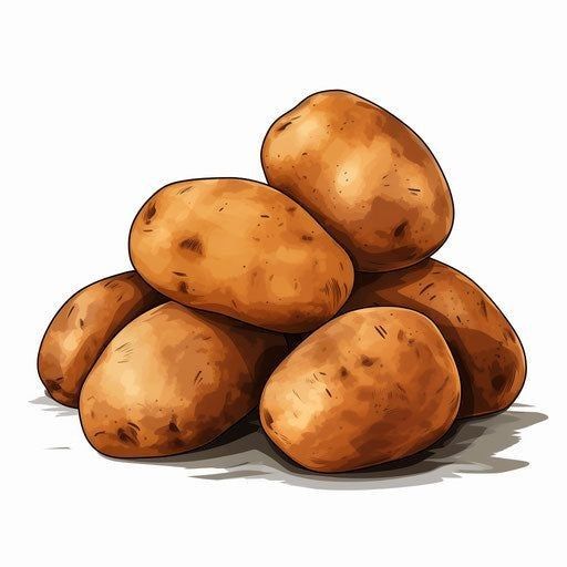 a pile of potatoes sitting on top of each other