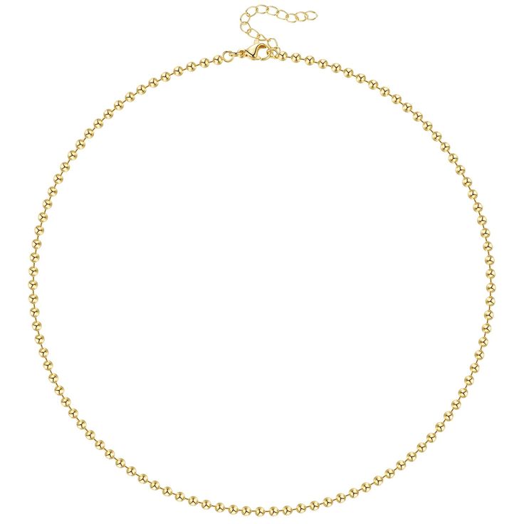 PRICES MAY VARY. CLASSIC DESIGN: Inspired by the ancient art of knot tying, our gold bead necklace features elongated chains with golden beads spaced in between. Symbolizing the continuous flow of time and everlasting memories, this design pays tribute to the heritage of human civilization. VERSATILE WEAR: Whether worn individually, layered, or adorned with pendants, this choker necklace offers high flexibility in styling, effortlessly elevating your fashion outlook. PREMIUM MATERIAL: Crafted fr Minimalist Single Strand Gold Beaded Necklace, Gold Minimalist Single Strand Beaded Necklace, Minimalist Gold Single Strand Beaded Necklace, Gold Plated Ball Chain Jewelry With Round Beads, Adjustable Gold Ball Chain Jewelry, Adjustable Gold Beaded Necklace With Satellite Chain, Adjustable Chain Jewelry With Round Beads, Gold Beaded Necklace With Satellite Chain, Gold Single Strand Chain Necklace Gift