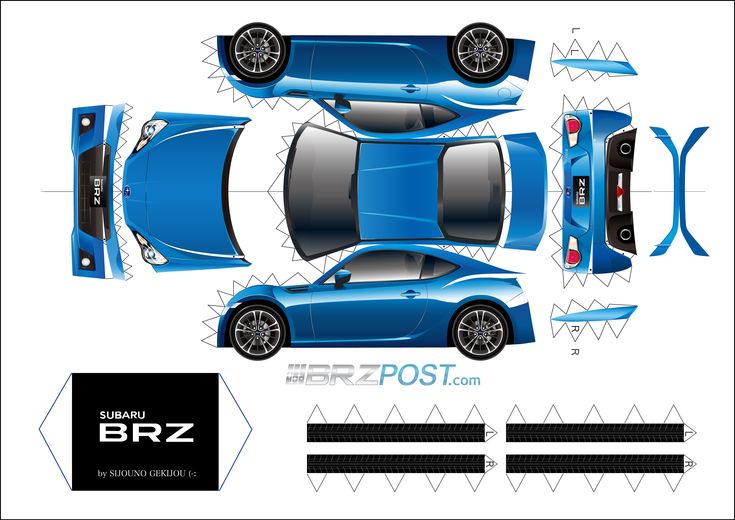 an image of a blue car cut out