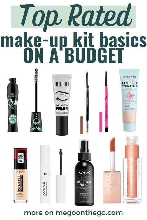 Basic Makeup Kit For Beginners, Makeup Kit For Beginners, Basic Makeup Kit, Makeup Kit Essentials, Drugstore Makeup Tutorial, Wedding Makeup Tutorial, Drugstore Products, Makeup Secret, Budget Beauty