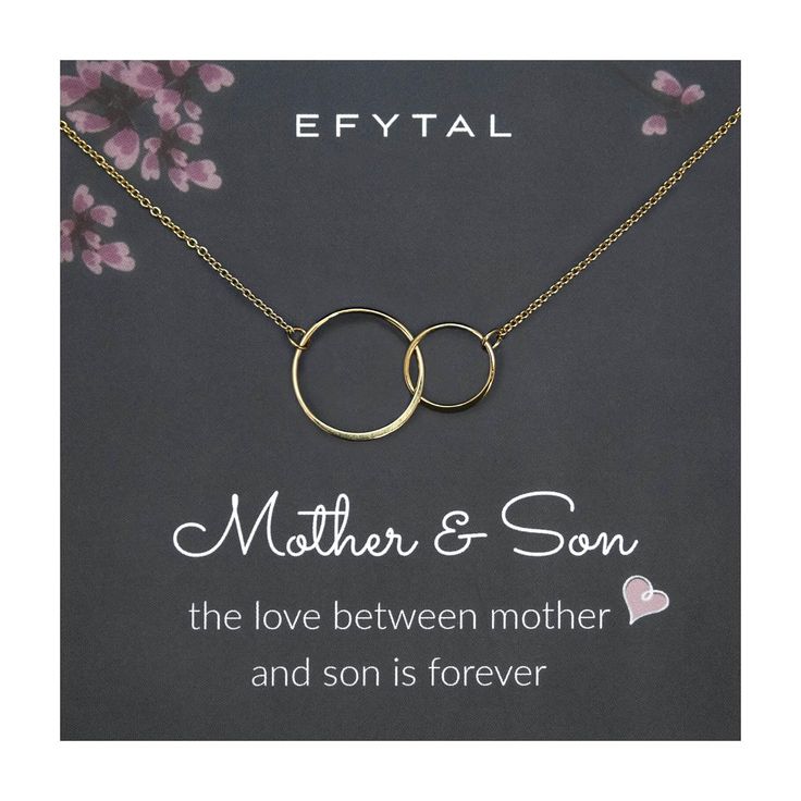 PRICES MAY VARY. Meaning: This 2 circle mom necklace is the perfect way to celebrate the special and eternal bond between mother and son. If you're looking for gifts for mom from son, look no further! This gold necklace for women makes excellent mom birthday gifts. Length, Measurements, Materials: This gift for mom is made of 14k Gold Plated and measures approximately 19". The unique two ring pendant with dainty chain is classy and timeless - perfect for everyday wear and perfect new mom gifts f Mother Son Necklace, Mom Birthday Gifts, Gifts Mom, Christmas Necklace, Mother Son, Gold Necklace Women, Mom Necklace, Jewelry Images, Best Birthday Gifts