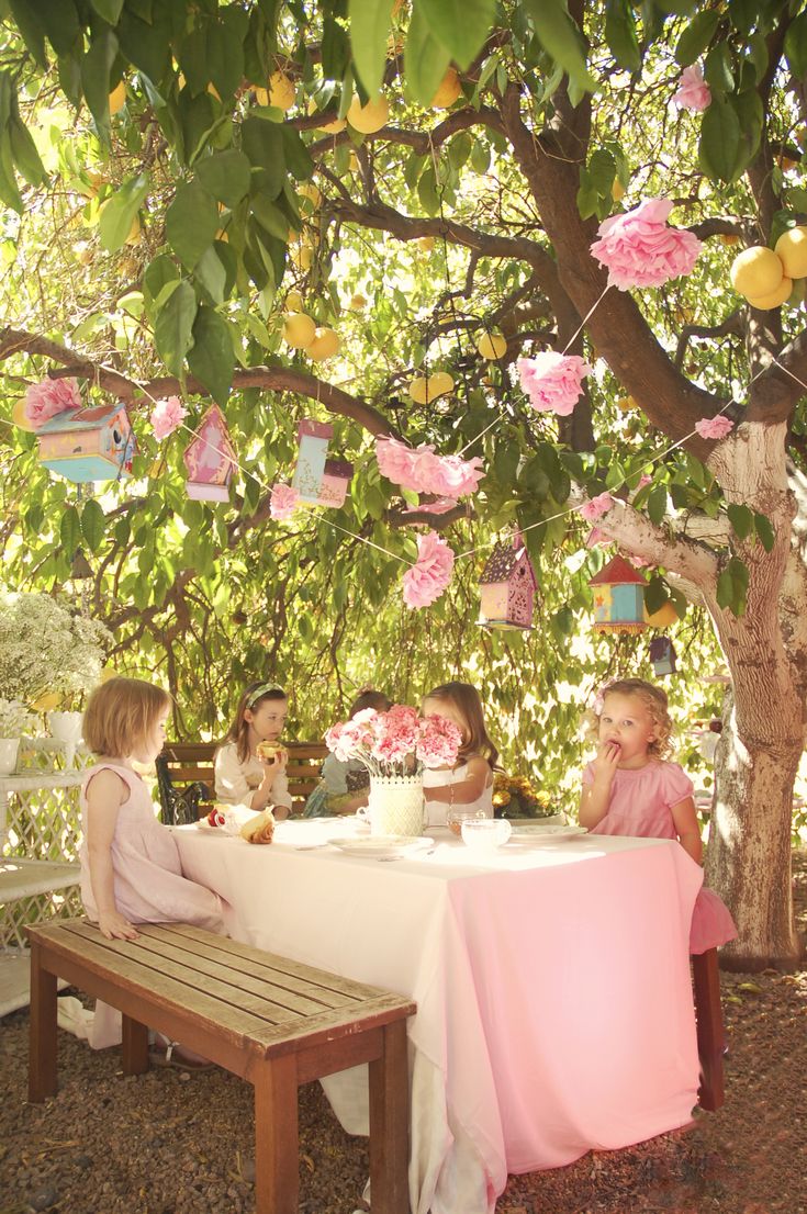 Outdoor Tea Parties, Pink Tea Party, Kids Tea Party, Fairy Tea Parties, Princess Tea Party, Girls Tea Party, Fairy Birthday Party, Tea Party Decorations, Garden Birthday