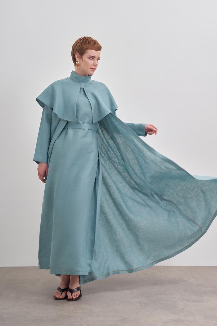 Fabric Content: Raw Linen Product Details: - Mint green color long linen caftan women - Concealed side closure - Wide collar, full length caftan - Comfortable fit that provides freedom of movement - In the dress length measurement option, you can choose the size that suits your height. - This carefully stitched caftan is just for you with its light texture of linen and comfortable fit. Handmade with love for you ♥  - All of our products are shipped in our signature The Long Atelier shipping box. Linen Caftan, Linen Abaya, Kaftan Women, Linen Kaftan, Linen Dress Women, Long Linen Dress, Maxi Dress Long, Length Measurement, Linen Maxi Dress