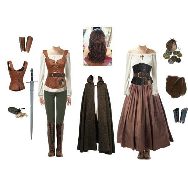 #wattpad #fanfiction She has been lonely for life. And wanted to have someone to love her. She wanted more than anything is to find the one. When she met the legendary serial killer Jason Voorhees, he has been getting strange but wonderful feelings around her. And she been getting the same feelings. Do they love each o... Larp Outfit, Fair Costume, Gaun Abad Pertengahan, Medieval Clothes, Gaun Fashion, John Fluevog, Adventure Outfit, Medieval Costume, Medieval Clothing