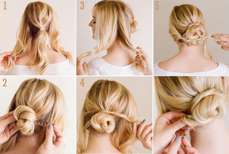 Tutorial Chignon, Chignon Tutorial, School Hairdos, Chignon Simple, Chignon Updo, Styled Hair, Curly Waves, Low Bun, Side Bangs