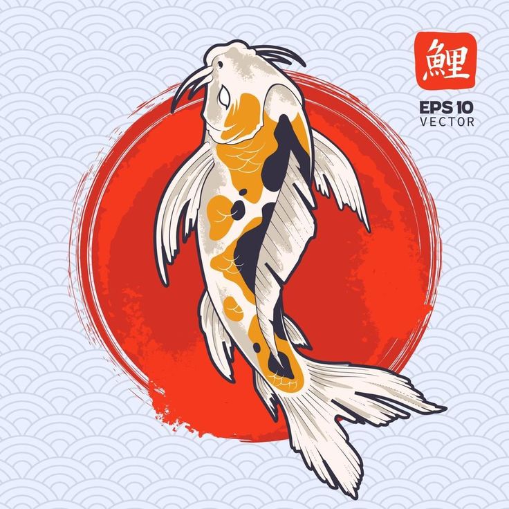 Koi Fish Vector, Karp Koi, Koi Tattoo Design, See Tattoo, Koi Fish Drawing, Koi Art, Koi Tattoo, Japanese Fish, Koi Fish Tattoo