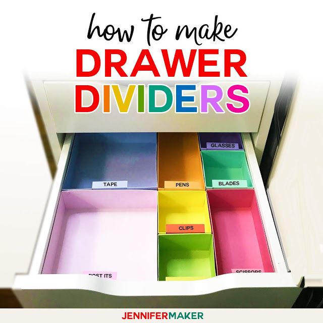 how to make drawer dividers