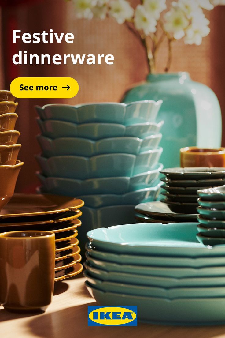 Get dinnerware that makes every meal memorable with these dinner plate ideas. Dinner Plate Ideas, Ikea Dinnerware, Ikea Shop, Ikea Table, Plate Ideas, Kitchen Design Diy, Plates And Bowls Set, Year Of The Dragon, Lunar New Year