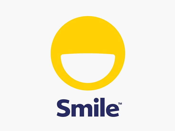 the smile logo on a white background