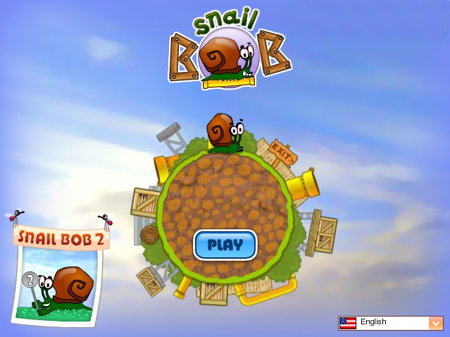 the snail bob 2 game is shown in this screenshot