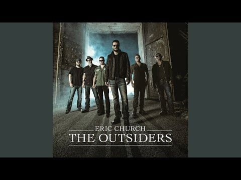 an image of the outsides poster for eric church's upcoming album, the outsiders