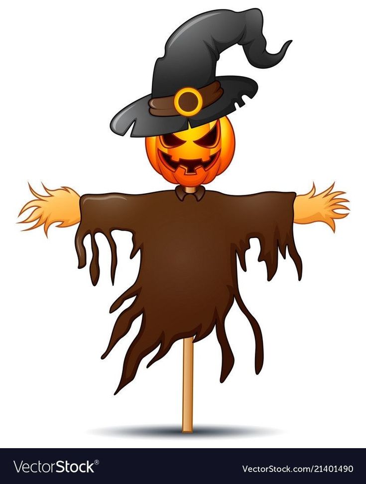 a scarecrow with a pumpkin on top of it